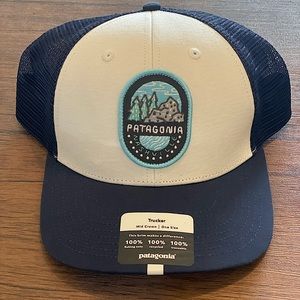 PATAGONIA Smokies Skyline Trucker Hat - Nashville - | blue & white| bran…